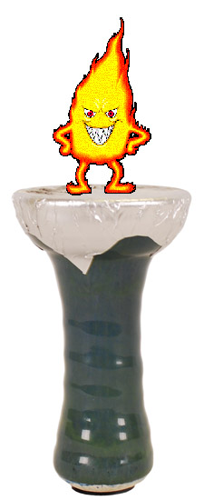 Burning Hookah Bowl