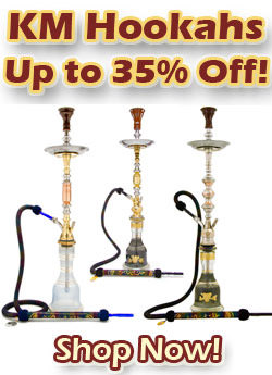 Up to 35% Off KM Hookahs