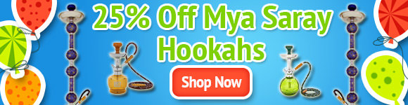 25% Off Select Mya Hookahs