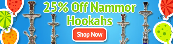 25% Off All Nammor Hookahs