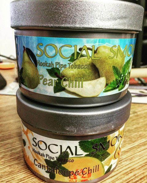 Social Smoke Pear Chill and Cantaloupe Chill