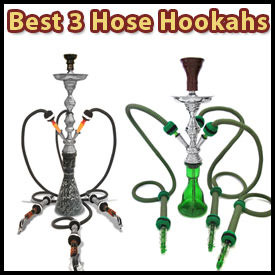 The Best 3 Hose Hookahs