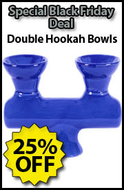 Double Hookah Bowl