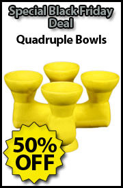 Quad Hookah Bowl