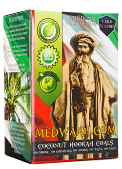 Medwakh Coconut Hookah Coals
