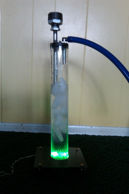 hookah made from pc liquid cooling parts