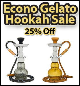 Save 25% On Econo Gelato Hookahs