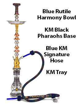 Custom KM Medium Trimetal Hookah