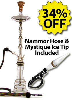 KM Shamadan Tall Silver Striped
