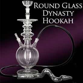 Round Glass Dynasty Hookah