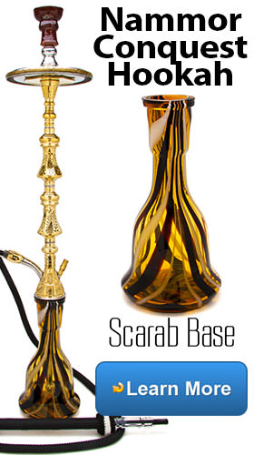 Nammor Conquest Hookah With Scarab Base
