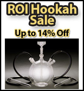 Save Up To 14% Off ROI Hookahs