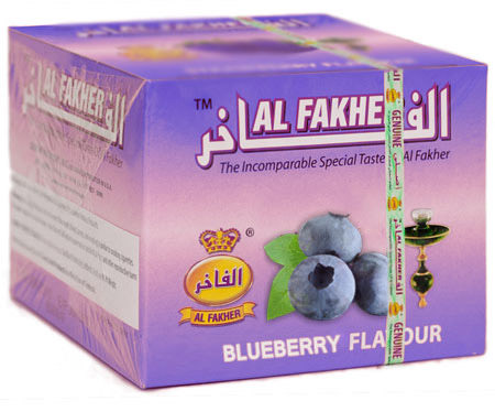 al fakher blueberry and blueberry mint shisha