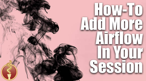 add airflow to hookah