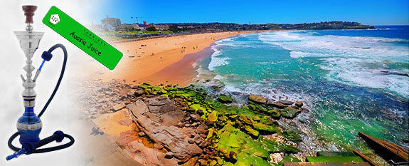 bondi beach smoking hookah