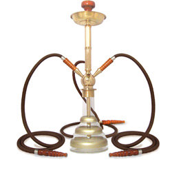 Mya Acrylic I Gold (3 hose) Hookah $119.99