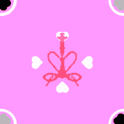 Heart Hookah Pink Packground