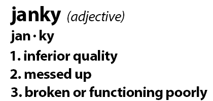 janky definition