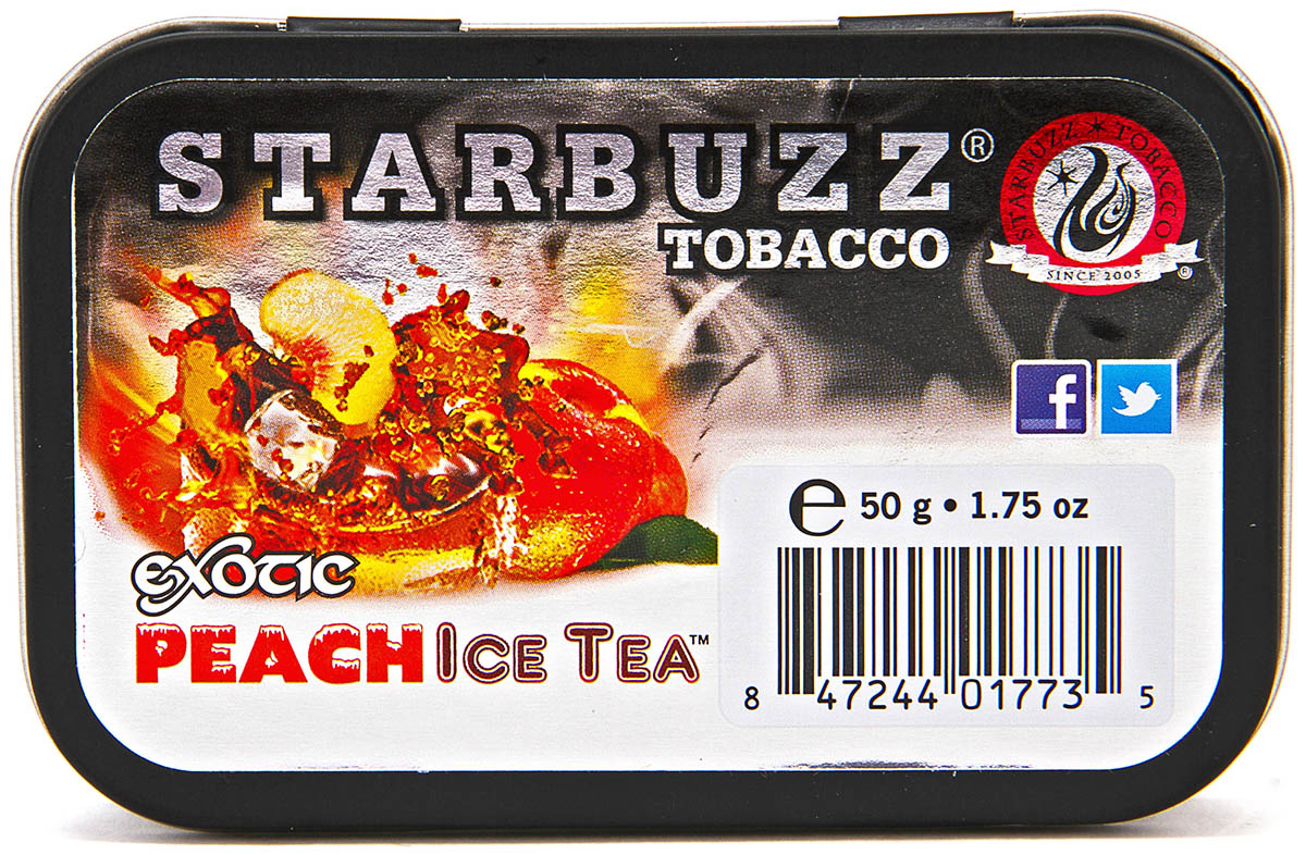 starbuzz peach ice tea shisha