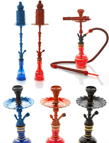 Shika electroplated hookahs 2017 