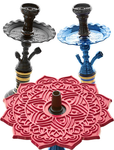 Shika electroplated coal tray sonson mandala 
